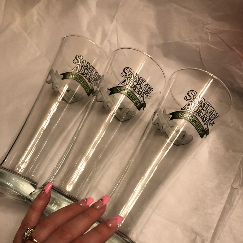 2 for $40 Samuel Adams flute beer noble pils set